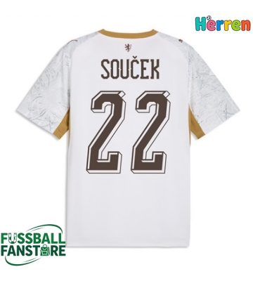 Tschechische Republik Tomas Soucek #22 Replik Auswärtstrikot WM 2026 Kurzarm